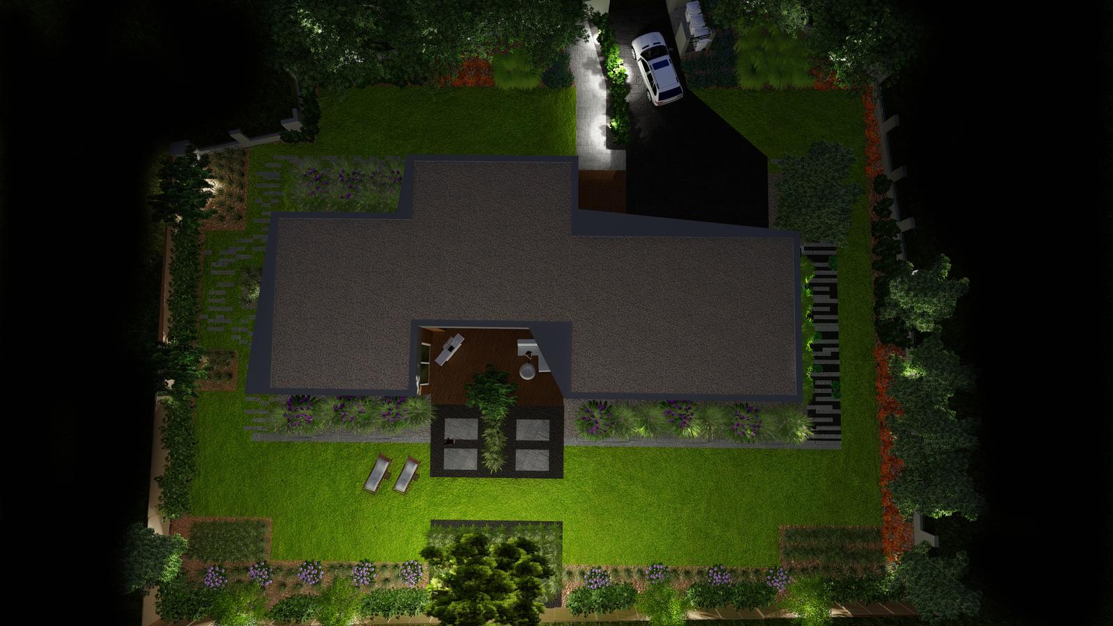 Projekt zagodpodarowania ogrodu przydomowego w Radomierzycach