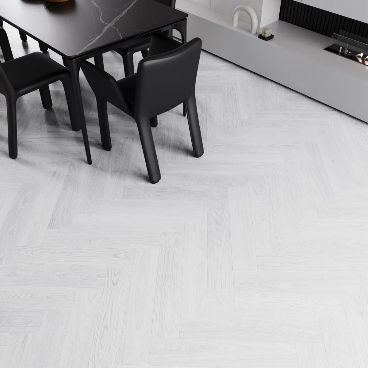 Laminate Flooring, Vinyl flooring Diamond Oak Herringbone, Barlinek