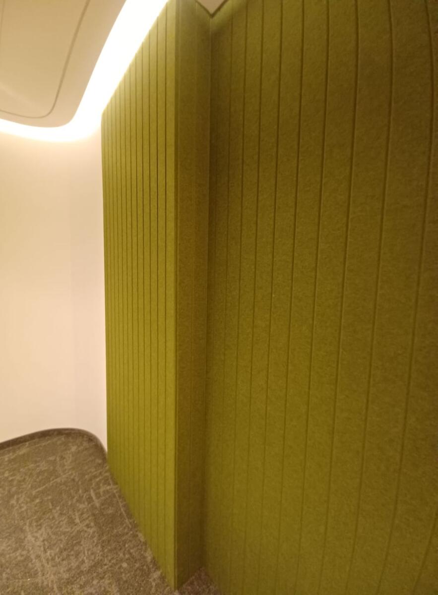 Acoustic panels, V-cut panels, Fovere