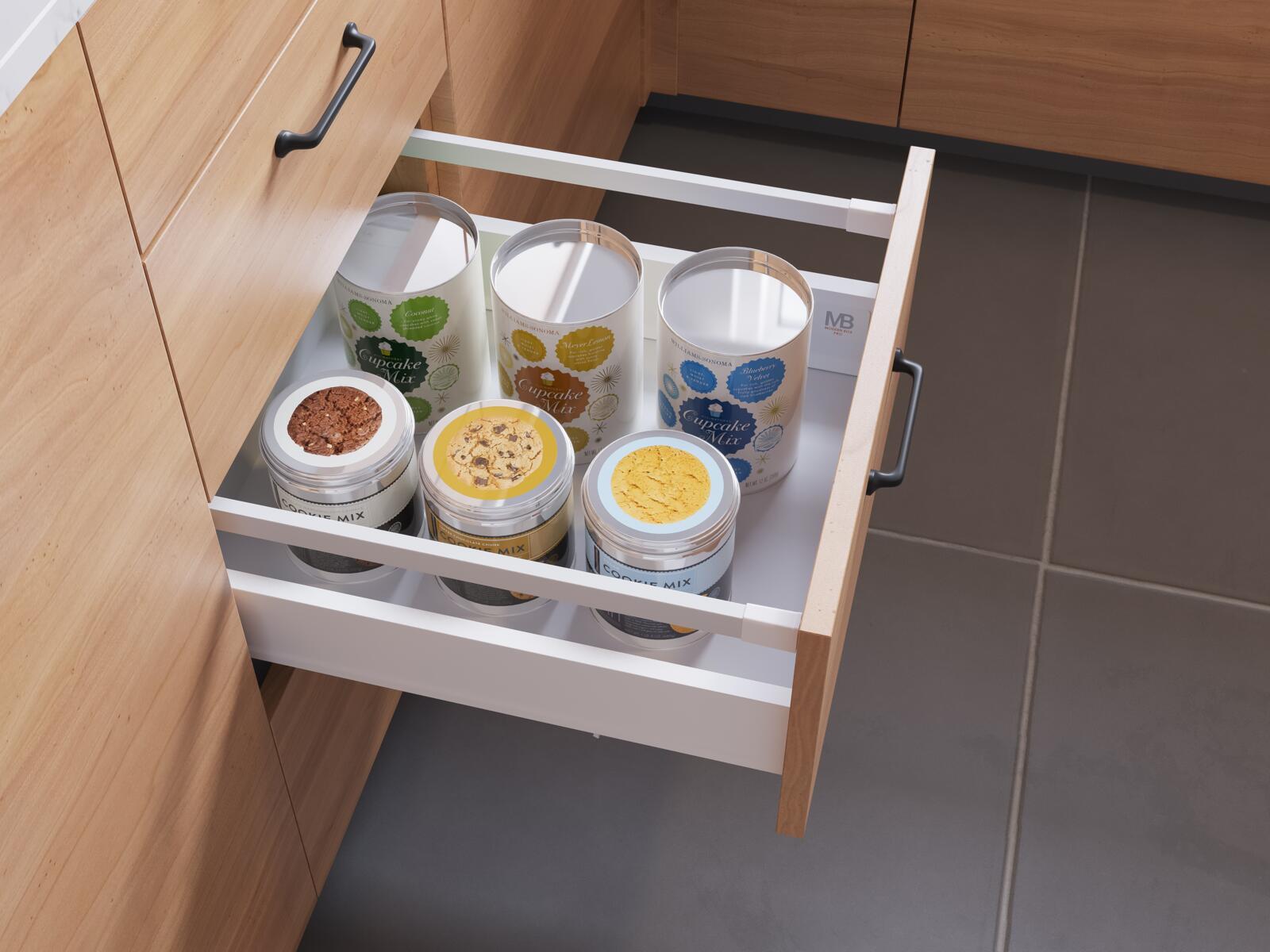 Akcesoria meblowe, MODERN BOX PRO - komplet szuflady wysokiej C, GTV POLAND S.A.