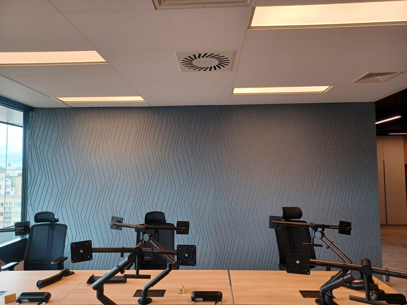 Acoustic panels, V-cut panels, Fovere