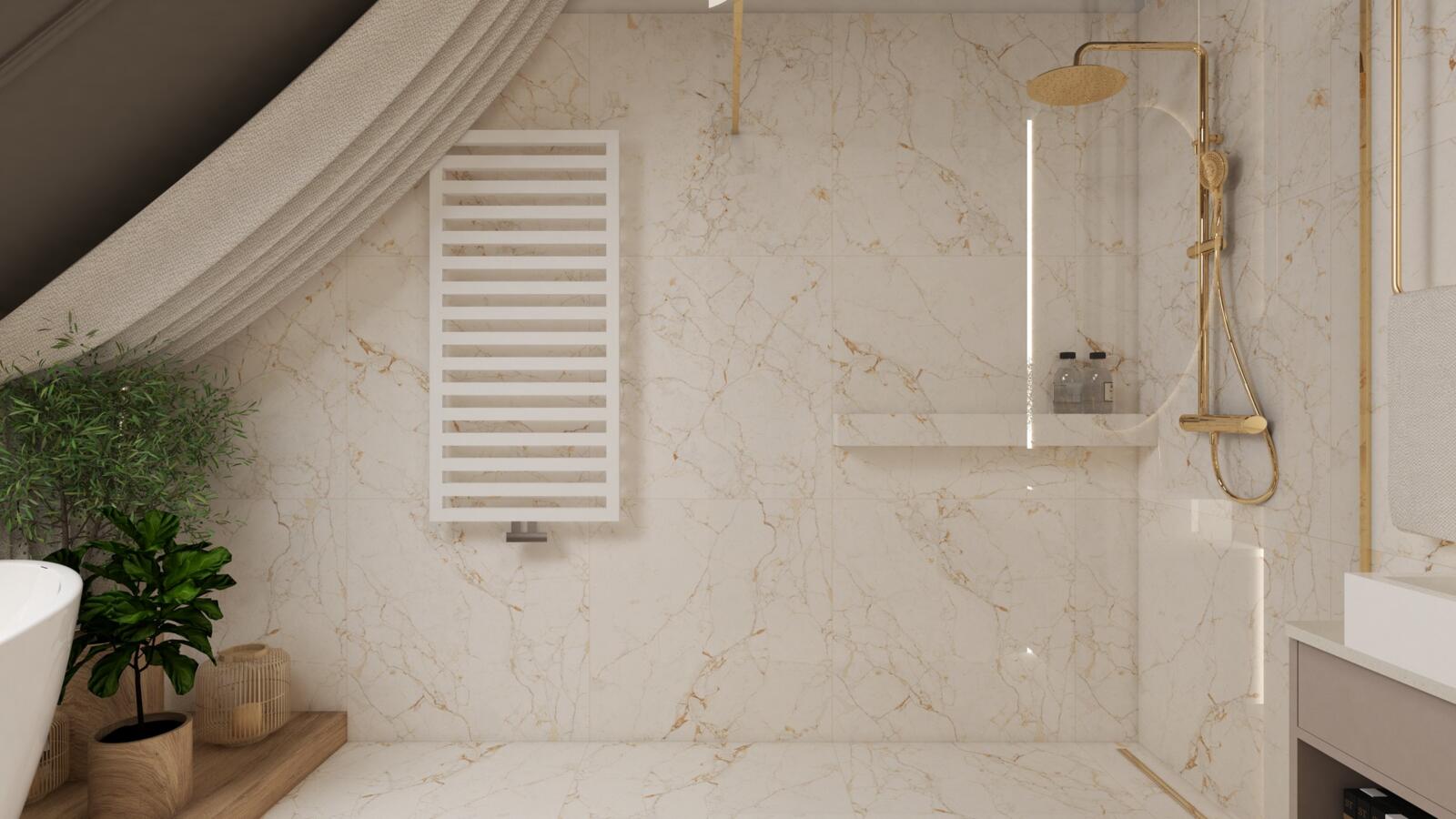 Łazienka na poddaszu- prywatne spa