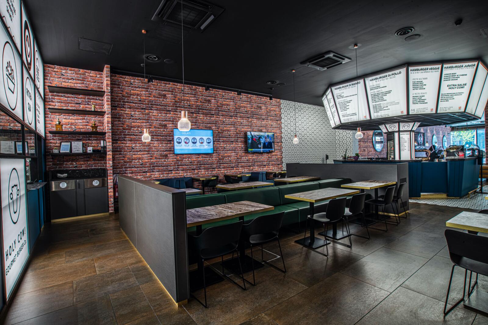 Holy Cow burger restaurant