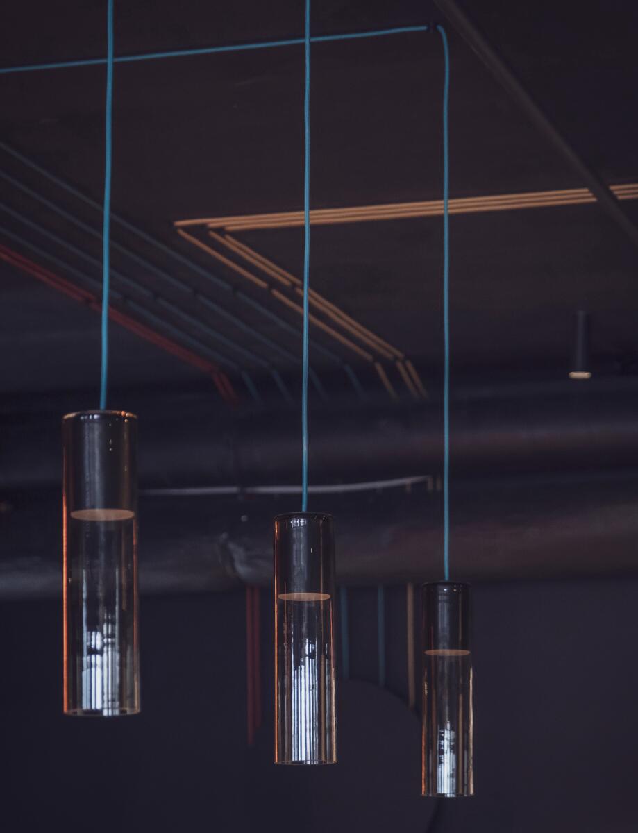 Lampy zwieszane, MODERN GLASS Tube LED zwieszany, AQForm