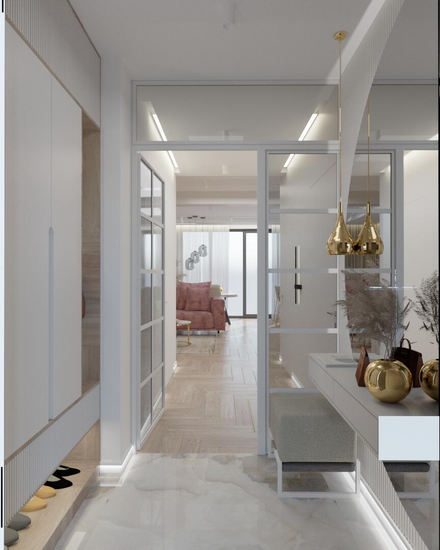 Przedpokój, nowoczesny wiatrołap