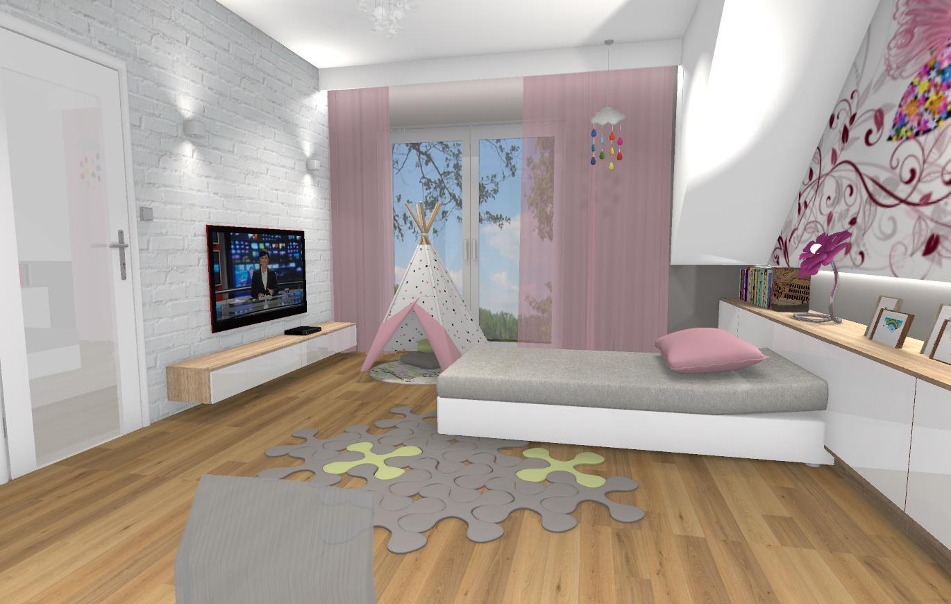 Pokój małej księżniczki | DOMdecor STUDIO - ArchiUp.com - Biblioteca ...