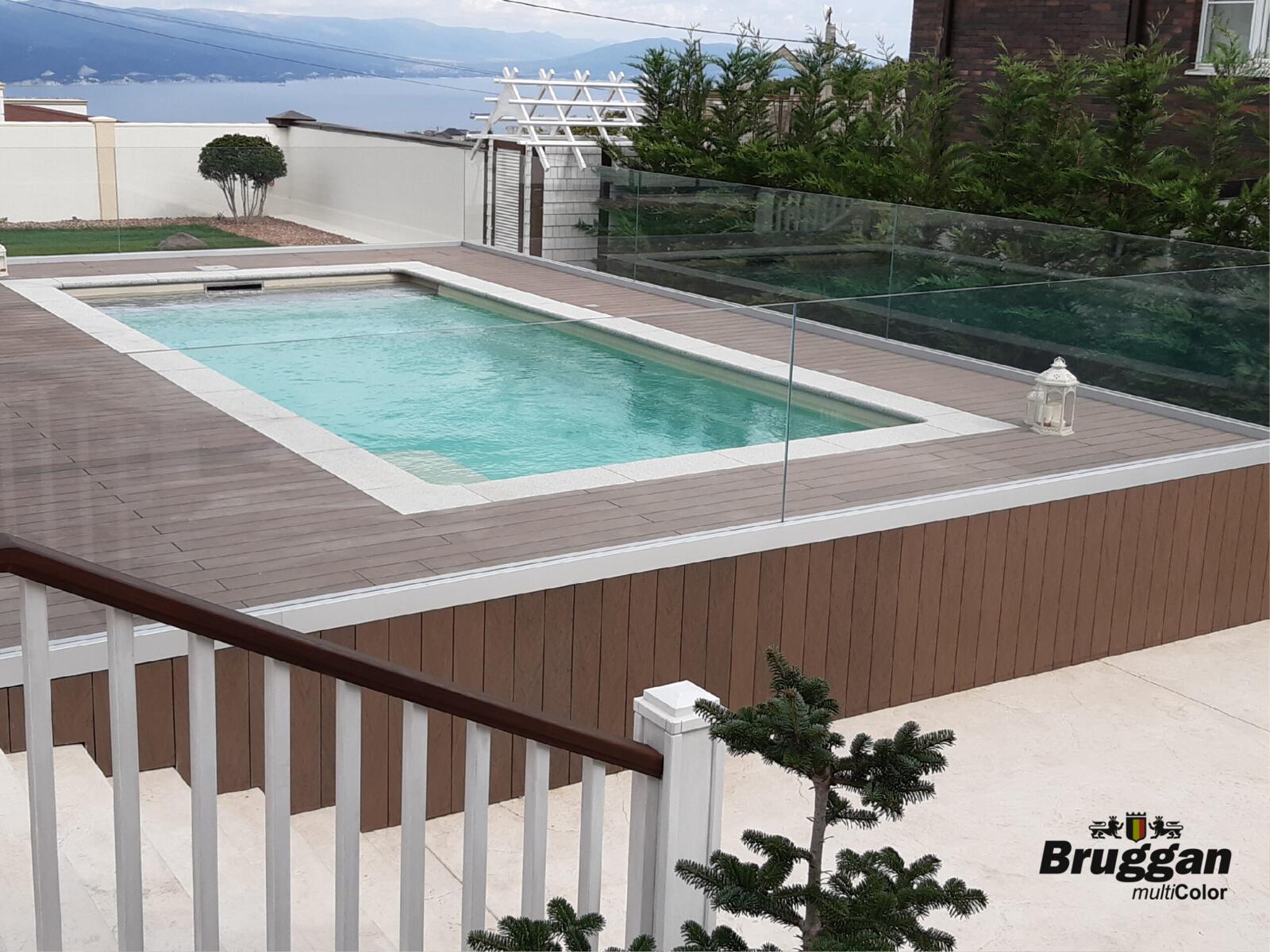 Terrassenbretter, Terrassendiele Bruggan MultiColor Wenge, WOODPLAST