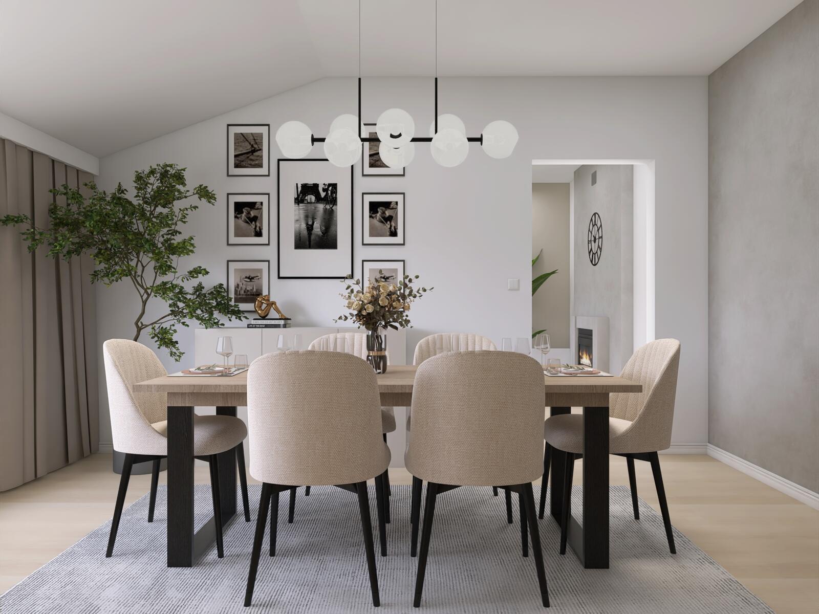 Projekt wnętrza domu w Będzinie