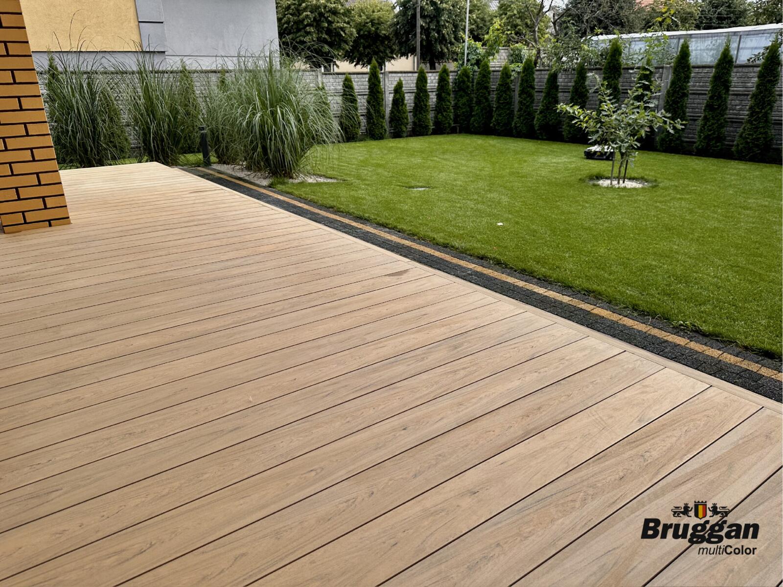Terrassenbretter, Terrassendiele Bruggan MultiColor Sand, WOODPLAST