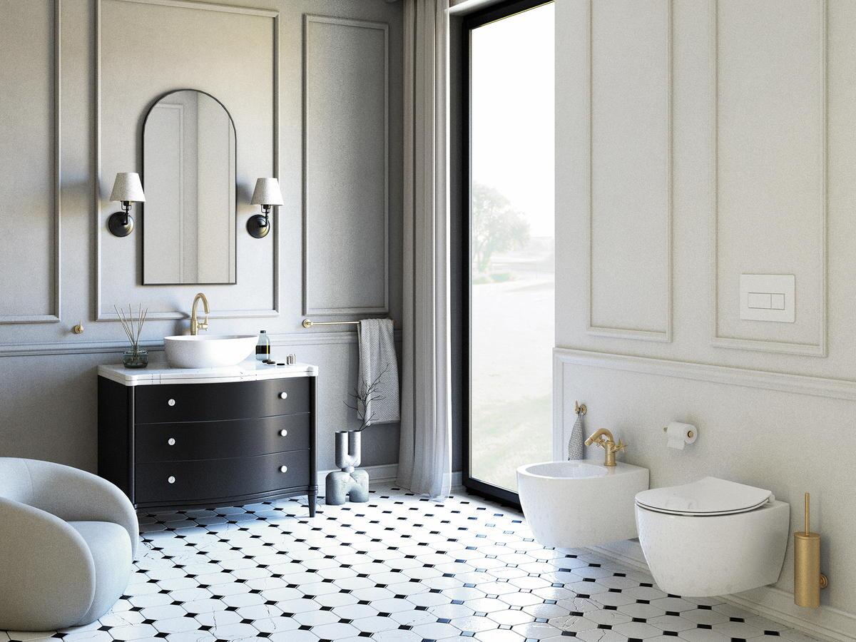 Grifos, TEMISTO - Toque de lavabo, alto - latón - BQT_M20K, Deante