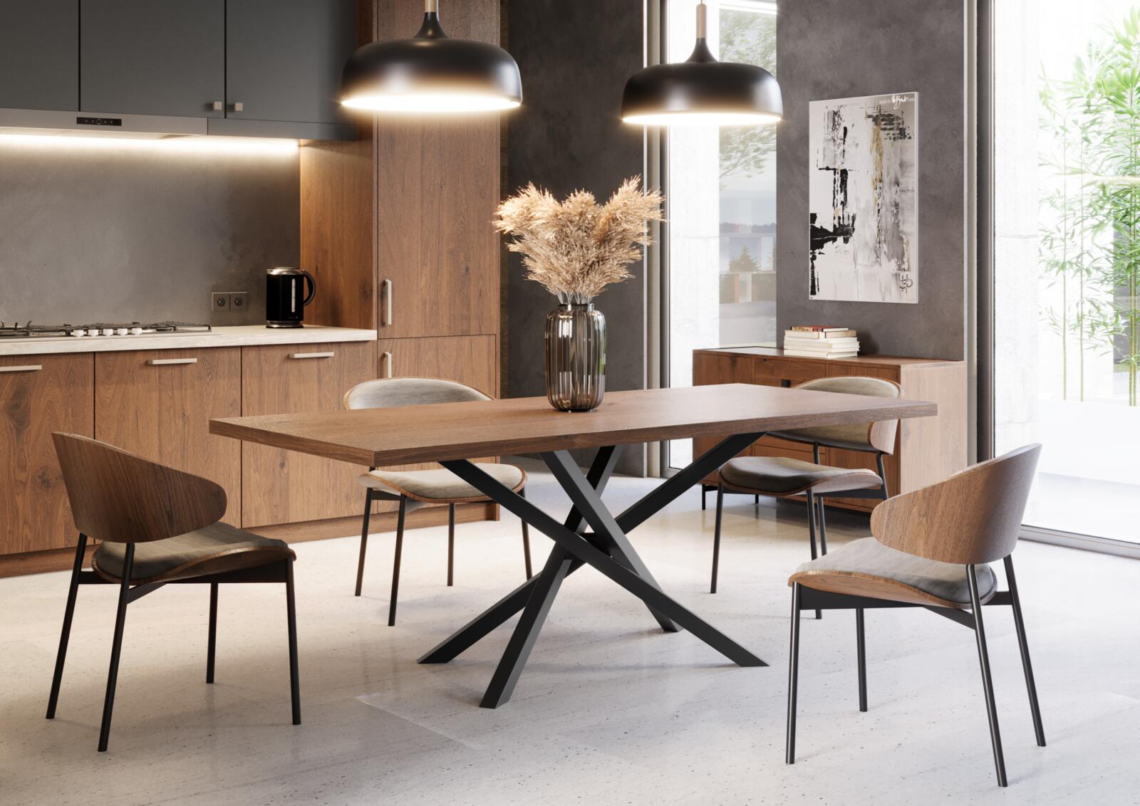 Metal components for furniture