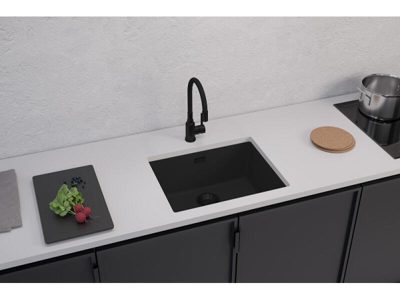 Zlewy kwadratowe, Omni 30 - Black Edition | Alveus, ALVEUS