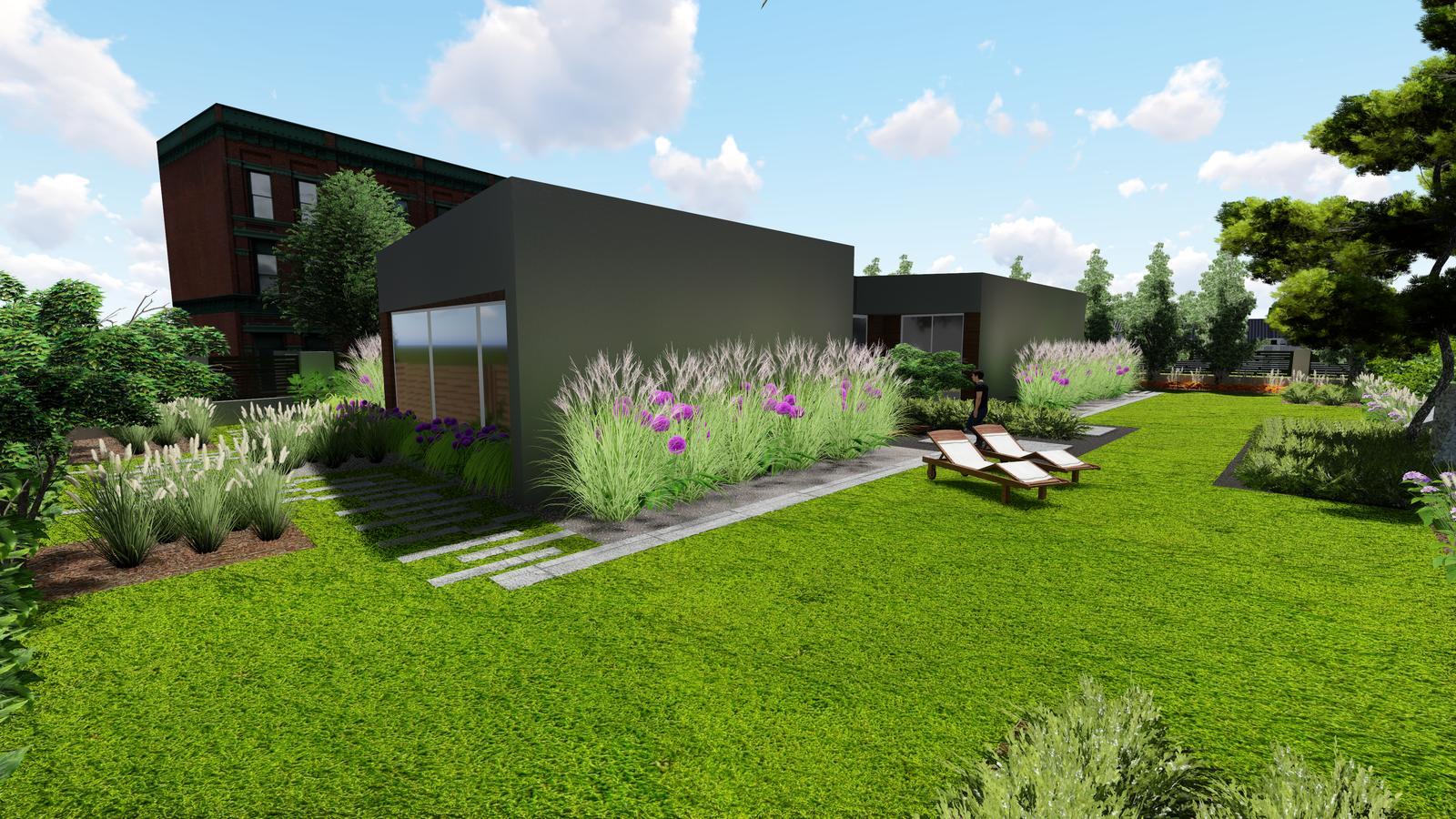 Projekt zagodpodarowania ogrodu przydomowego w Radomierzycach