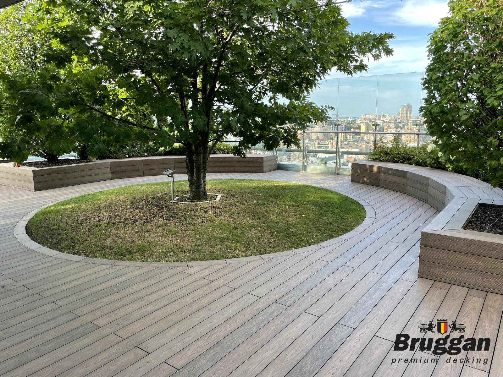 Terrassenbretter, Terrassendiele Bruggan MultiColor Wenge, WOODPLAST