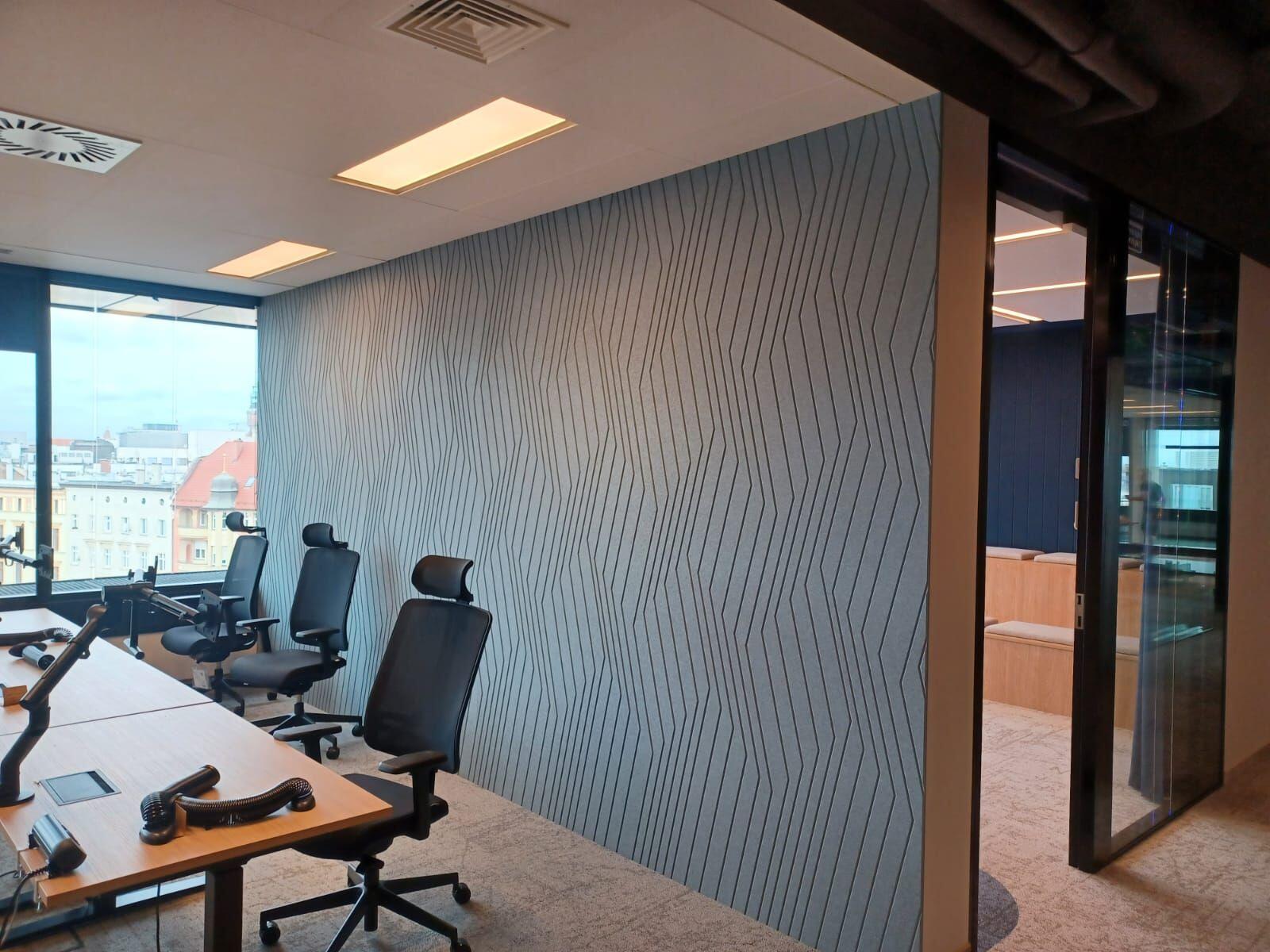 Acoustic panels, V-cut panels, Fovere
