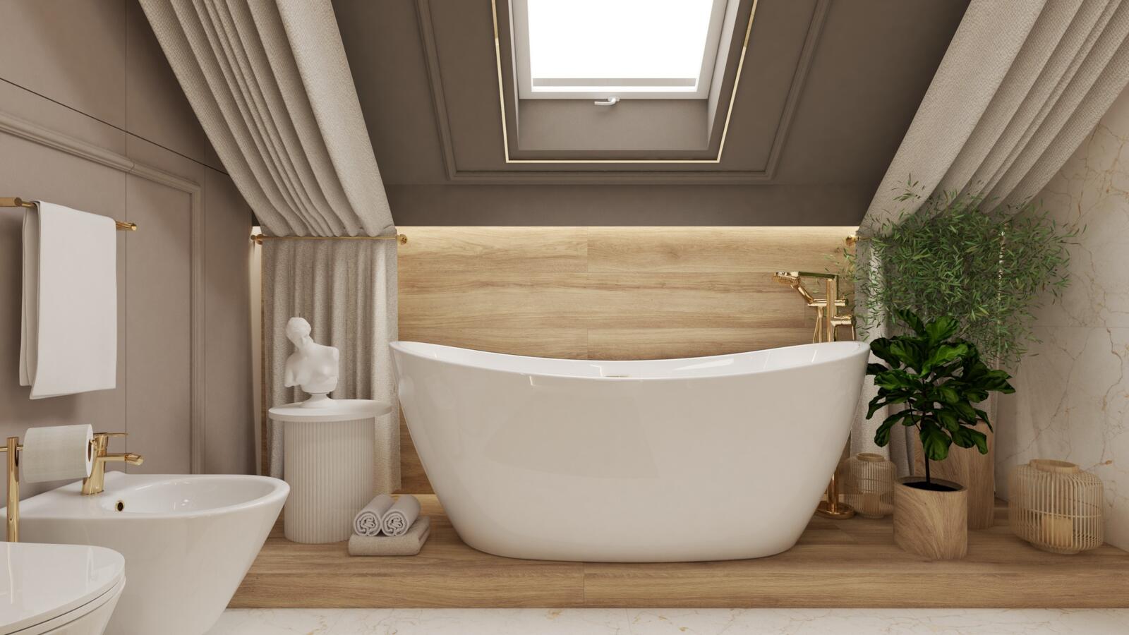 Łazienka na poddaszu- prywatne spa