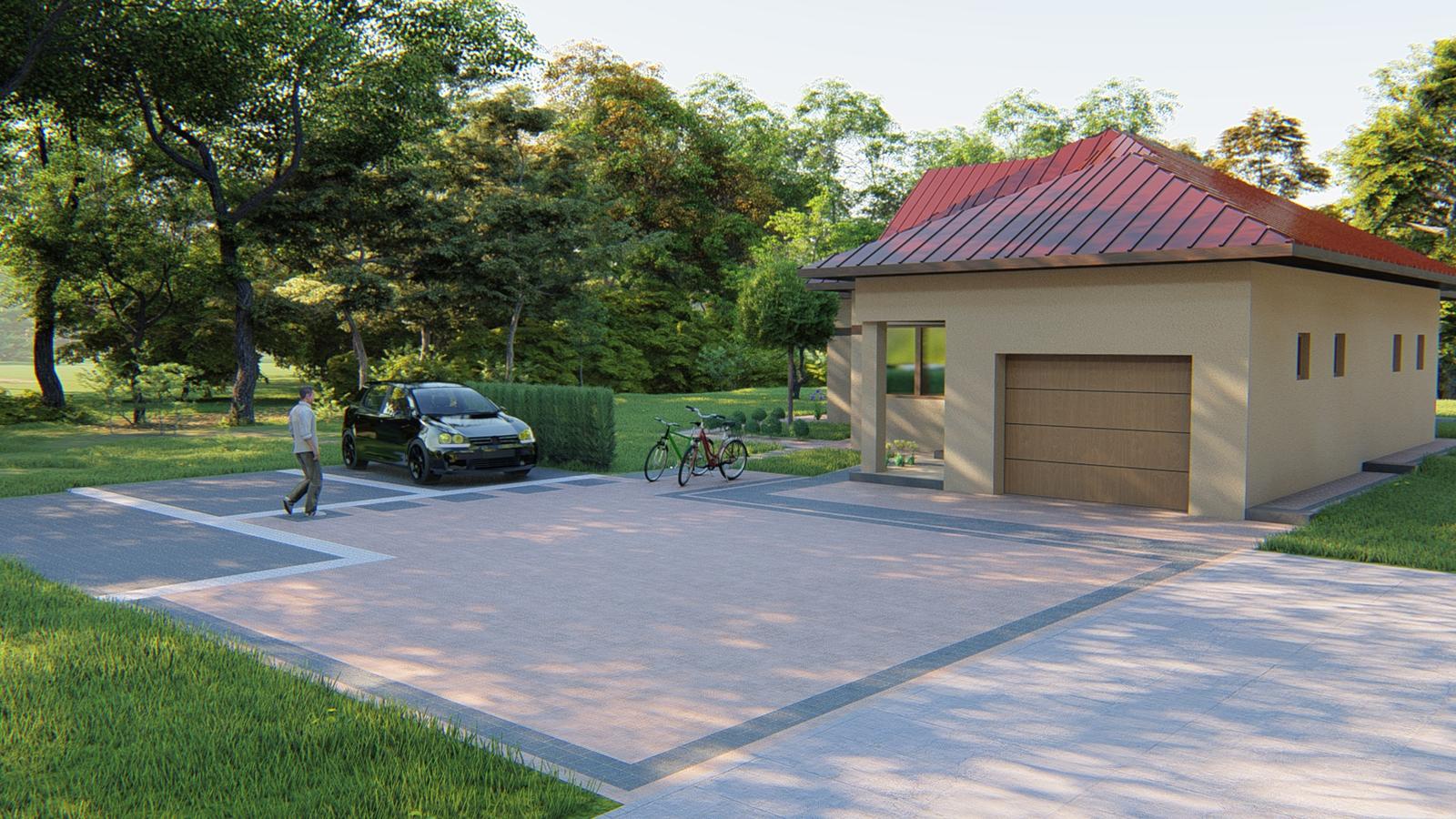 Projekt kostki brukowej Łososina Dolna