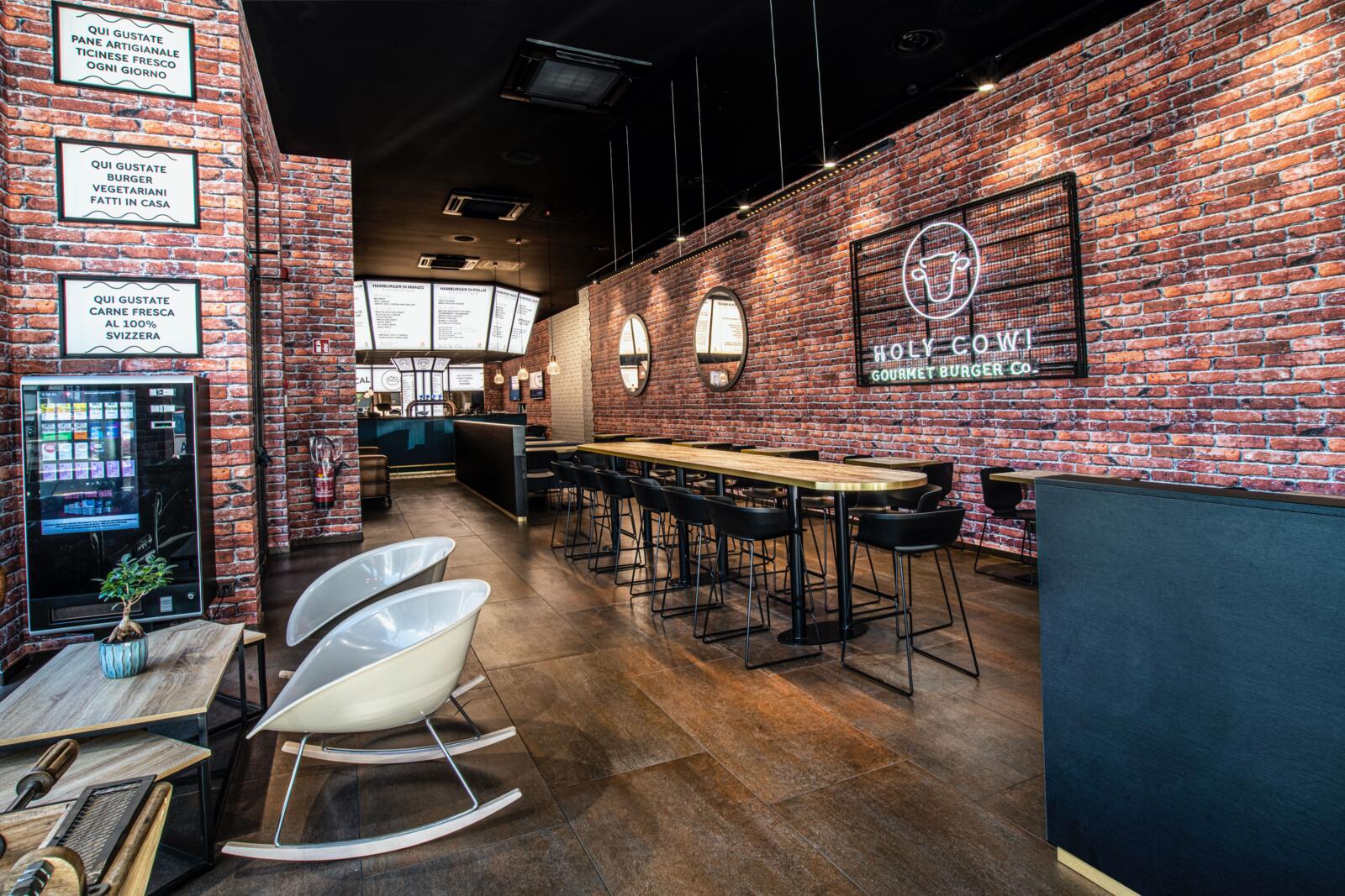 Holy Cow burger restaurant