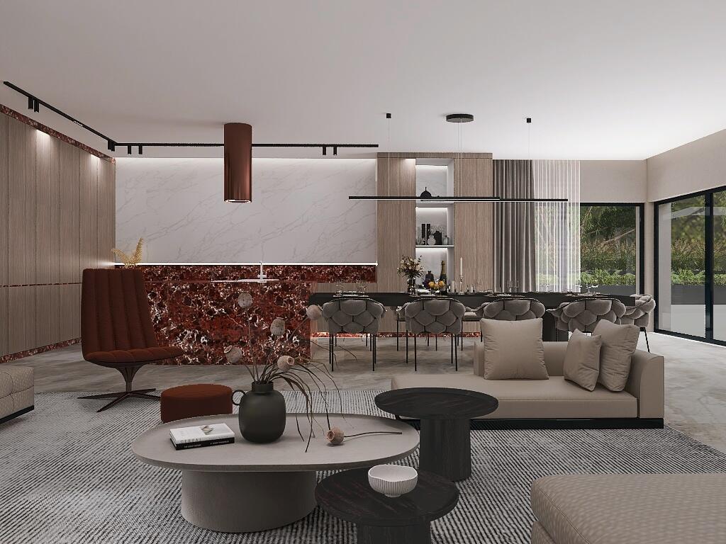 Projekt luksusowej rezydencji pod Warszawą